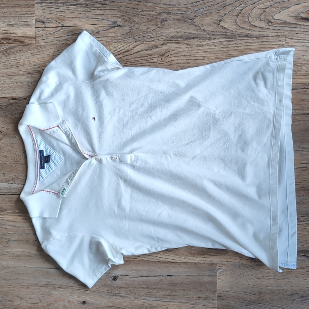 Tommy Hilfiger white polo